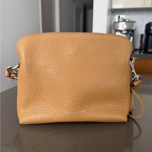 Rebecca Minkoff tan tassel crossbody purse with adjustable strap - Picture 3 of 8